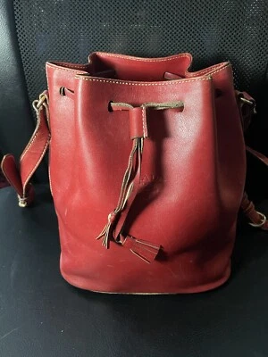 Prada Vintage Leather Drawstring Bucket Bag - Изображение 1 из 4