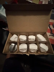 Whirlpool W10231704 Genuine OEM Knob Kit For Cooktops, Stainless Steel, Set of 8 - Picture 1 of 8
