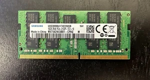 Samsung M474A2K43BB1-CPB 16GB PC4-2133P-TG1-10 DDR4 ECC SODIMM RAM Memory - Picture 1 of 3