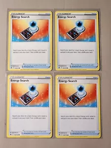 4x Energy Search 128/159 Pokemon card Crown Zenith uncommon NM - Picture 1 of 1