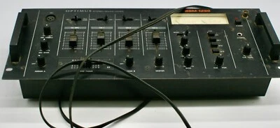Optimus SSM-1250 Crossfader 3 Channel Stereo / Mono DJ Sound Mixer Amplifier - Image 1 of 4