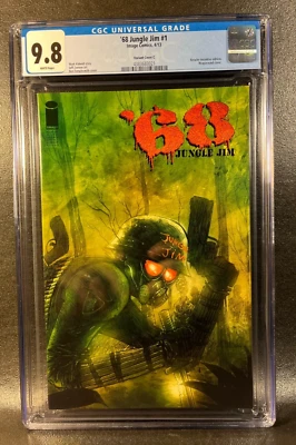 68 JUNGLE JIM 1 CGC 9.8 VARIANT Ben TEMPLESMITH RARE War Vietnam Zombies IMAGE - Image 1 of 2