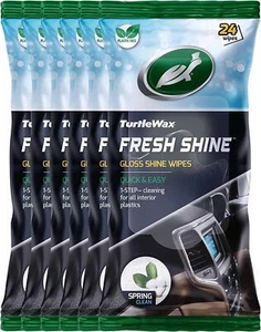 Schildkrötenwachs Fresh Shine Glanztücher Spring Fresh für Auto Innenraum Kunststoff - Bild 1 von 1