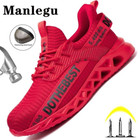 Herren Arbeitsschuhe Stahlkappe Schuhe Sicherheitsschuhe Schutz Jungen Sneaker