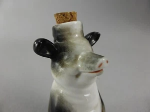 MIGNON PETIT FLACON BOUTEILLE FIOLE EN FORME DE COCHON PIG BOTTLE FLASK 763 - Imagen 1 de 5