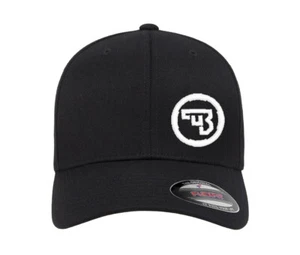 Cappello Flexfit Zirconi Logo Ricamato Laterale Piatto o Curvo Nero Grigio Rosso Navy Royal - Foto 1 di 24