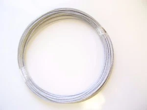 Verzinktes Drahtseil Kabel 1/16", 7x7, 100 Fuß Spule - Bild 1 von 1