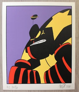 ZEP & TEBO -CAPTAIN BICEPS - Ex-libris sérigraphié Raspoutine - Picture 1 of 1