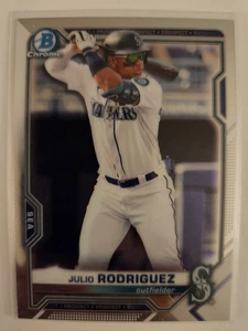 Julio Rodríguez 2021 Bowman #BCP-86 Chrome Prospects Seattle Mariners - Imagen 1 de 6