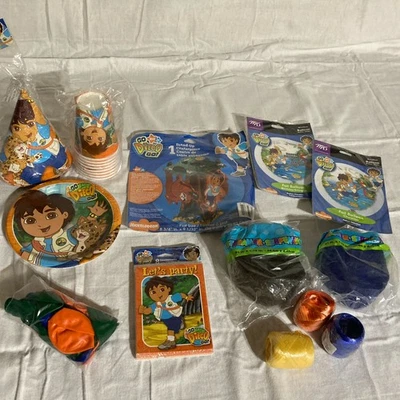 Go Diego Go Birthday Party Supply Lot - Image 1 of 4