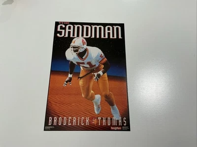 De colección Promo Nebraska Corn Huskers - Broderick Thomas "The Sandman" 4 X 6 RARO Foto 1 de 3