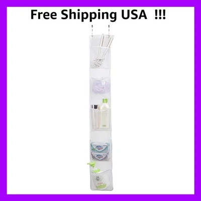 Organizador de carrito de ducha de almacenamiento colgante, bolsillos de malla para baño, armario, despensa... Foto 1 de 4