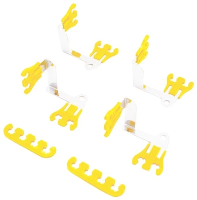 SBC Spark Plug Wire Race Wire Looms Dividers Separators Holders 7-8.5mm - Yellow - Image 1 of 2