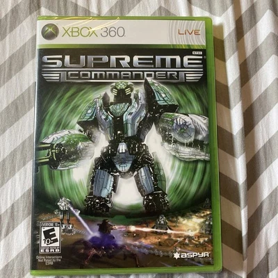 Supreme Commander (Microsoft Xbox 360, 2008) BRAND NEW SEALED RARE - Image 1 of 3