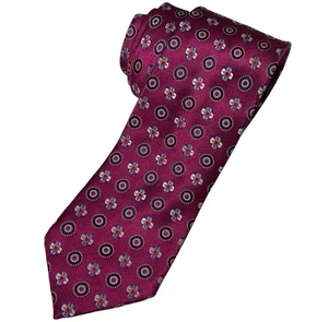 Ermenegildo Zegna %100 Silk Multicolor Geometric Pattern Tie Original MSRP $195 - Picture 1 of 5