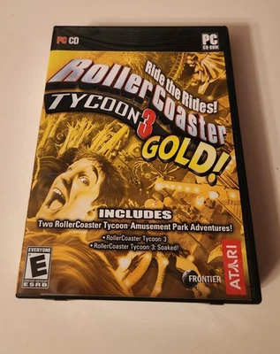 RollerCoaster Tycoon 3: Gold by Atari (PC, 2004) - Image 1 of 2
