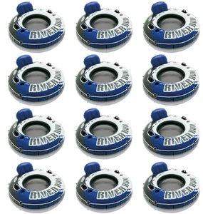 Intex River Run 1 Inflatable Floating Tube Raft for Lake, Pool (12 Pack) 58825EP - Picture 1 of 8