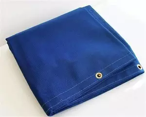 6' x 10' Blue Mesh Screen Shade Tarp Canopy Patio Nurseries Garden Pets - Picture 1 of 1