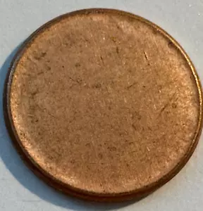 Lincoln Penny Blank Year unknown REDUCED - Picture 1 of 6