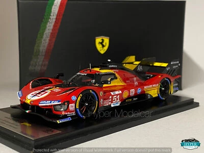 LOOKSMART 1/43 FERRARI 499P 3.0L TURBO V6 #51 3rd LE MANS 2024 LSLM183 - Immagine 1 di 3