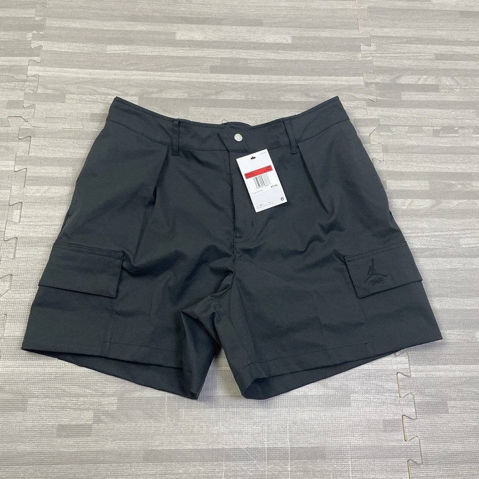 Pantalones cortos cargo Nike Air Jordan Chicago para mujer talla grande-alto 5" FN5681 negros $75 Foto 1 de 4