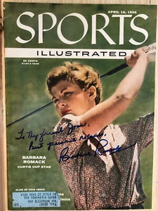 Sports Illustrated Magazine April 16, 1956 / Barbara Romack Signed GOLF Vintage - Picture 1 of 3