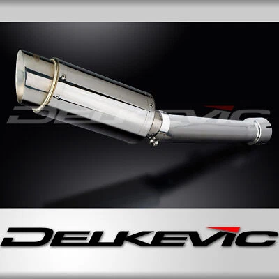 Yamaha FZ1 FZS1000 Fazer 2000-05 Kit de silenciador de escape redondo de acero inoxidable de 8" deslizable Foto 1 de 4