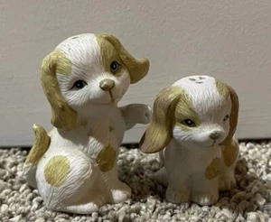 Vintage Dog Puppy Salt And Pepper Shaker, Spotted - Picture 1 of 4