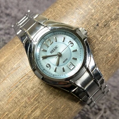 Reloj Relic Mujer ZR11812 Dess Fecha Plateado Acero Inoxidable Cuarzo 27mm 6 1/2" Foto 1 de 4