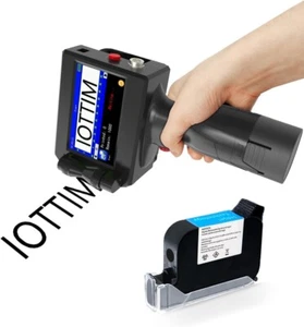 Handheld Inkjet Printer: Text, Date, QR Code, Barcode, Logo, Symbol, Table, ... - Picture 1 of 24