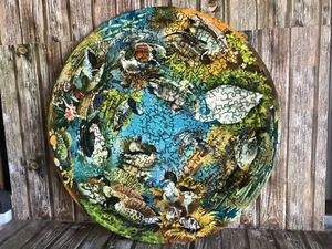 ROUND JIGSAW DUCKS FOWLS WATERBIRDS BIRDS TIMBER MOUNTED AND RESIN SEALED - Picture 1 of 8