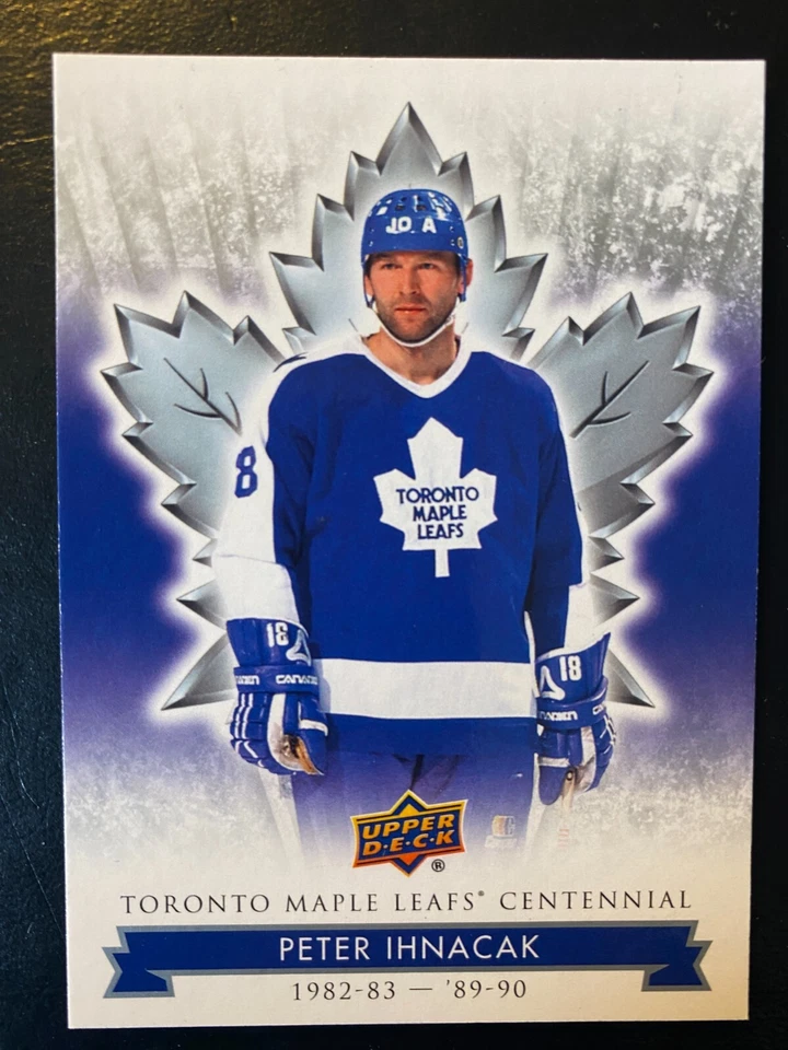 Peter Ihnacak 2017 Toronto Maple Leafs Centennial #60 - Image 1 of 2