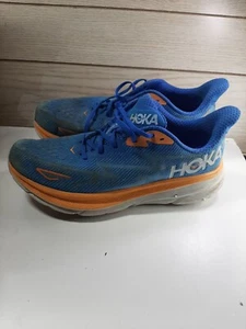 Hoka Clifton 9 Mens 11.5 Shoes Runner Stability Neutral Responsive Sky Blue - Picture 1 of 7