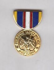 PHILIPPINE LIBERATION MEDAL for US 1.25" hat pin badge clutchback 