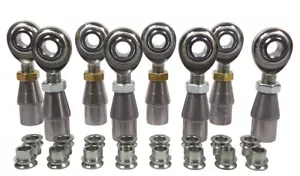 ECONOMY 4 LINK KIT 1/2 x 1/2-20 WITH 1/2-3/8 HMS .065 BUNG HEIM JOINTS - Picture 1 of 8