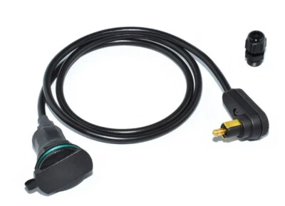 BAAS ZA15 Motorrad Tankrucksack Stromversorgung 12V mit DIN-/ BMW Winkelstecker - Bild 1 von 4