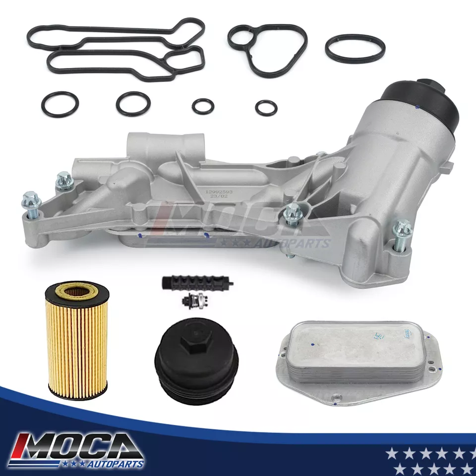 Oil Cooler Filter Assembly for Chevrolet Aveo Cruze Limited Sonic Saturn DOHC - Image 1 of 4
