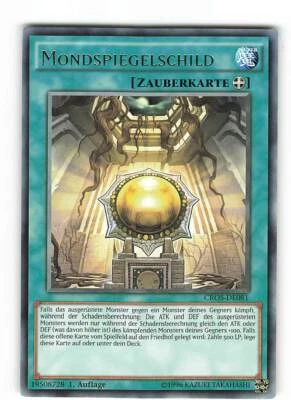 Yugioh MONDSPIEGELSCHILD , cros-de081 Rare deutsch Near Mint 1. Auflage - Bild 1 von 2