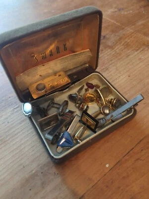 Lote De Colección Barra de Corbata Speidelb Jewelry Co Gemelos Caja de Cisnes  Foto 1 de 4