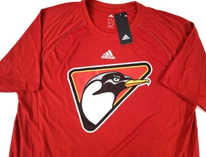 Camicia uomo Adidas Climalite manica corta (Dallas Penguins) rossa grande - Foto 1 di 3