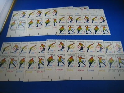 U.S. SCOTT # 1695-1698  -  PLATE BLOCKS of 12  -  LOT OF 8     MNH - Image 1 of 2