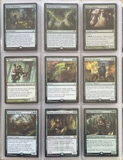 Magic The Gathering: MTG 378 Card Mythic/Rare Binder Lot