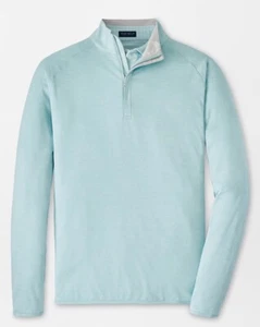 NEW Peter Millar Stealth Pullover Mens Small Iced Aqua 975C 01210265 - Picture 1 of 11