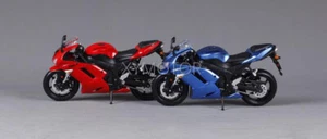 1/12 Maisto Kawasaki Ninja ZX-6R Diecast Motorcycle Model Bike 31155 Red/Blue - Picture 1 of 9