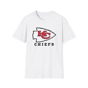 Kansas City Chiefs Unisex Softstyle T-Shirt, NFL Football Fan Gift, KC Chiefs - Picture 1 of 22