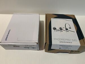NEW Plantronics EncorePro HW540 Headset with A10 Connector Cable