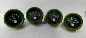 12v Electrical Gauges 52mm - Oil Pressure Temp Fuel Volt for truck , bus - Picture 1 of 3