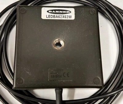 BANNER 73805 LEDBA62X62M BLUE LED AREA LIGHT W/ FLYING LEADS - Image 1 of 2