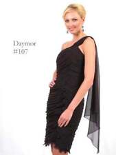 NEW DAYMOR COUTURE ONE SHOULDER RUCHED DRESS  SIZE 4 $640 AUBERGINE NORDSTROM