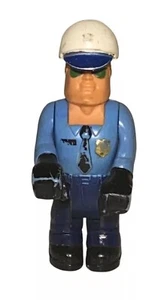 Vintage 1980 Fisher Price Husky Helpers Motorcycle Police Officer - Picture 1 of 11